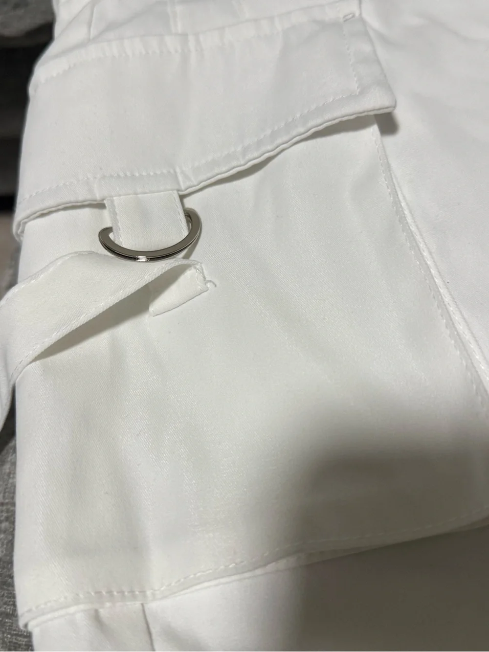 Cargo Shorts White & Light Gray Bundle | XL